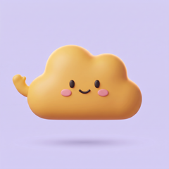 Cloudy qui salue